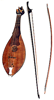 Principaux instruments à archet turcs